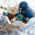 Qingbei Rina Summer Potpourri Bags, Ocean Breeze Scented Potpourri Bowl Filler,Beach Coastal Blue Vase Filler,Home Fragrance Sachet of Petal,Bathr...