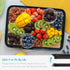 Dreamfarm Fledge Bamboo Dishwasher-Safe, Double-Sided Cutting Board with Non-Slip, Juice-Catching Flip-Up Silicone Edges - 10"x7", Bamboo...