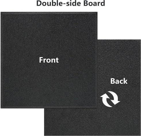 Vienrose 6 Pack Felt Bulletin Board 7.87"x7.87" Pin Board Wall Decoration with 35 Push Pins and Removable Adhesive Tabs for Office Home and School...