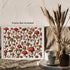 Posterizer 1 pcs- Red and brown mushrooms on a white background-Floral Botanical Art-Kitchen & Bar Art- Gift for Men Women -decor for Bedroom, Off...