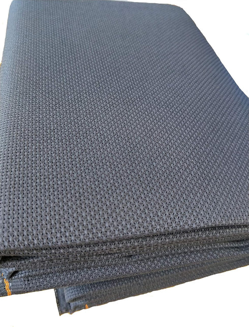 12" x 59" 14CT Counted Cotton Aida Cloth Cross Stitch Fabric (navy blue)...