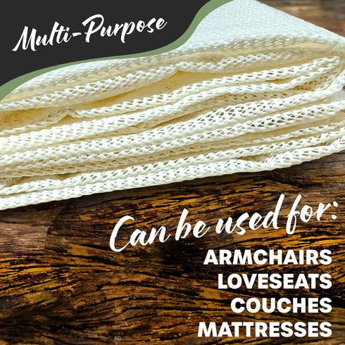 Nevlers 72" x 54" Queen Size Non Slip Mattress Gripper Pad | Open-Weave PVC Foam Non Slip Pad to Keep Bed from Sliding & Movement | Reversible Non...