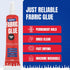 Fabric Glue Permanent (10 ML x 8) Craft Liquid Stitch Fabric Glue for Patches, Denim, Cotton, Fabric, Lenin & More, Flexible & Machine...