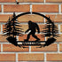 CINPIUK Bigfoot Wall Art Decor, Welcome Sasquatch Metal Sign Indoor Outdoor Farmhouse Christmas Wall Hanging Ornament Home Garden Yard Garage Deco...