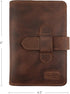 Rustic Cover for Field Notes (3.5 x 5.5 in. Notebook not Included) with Pen Slots, Protective Storage for Journal, Full Grain Leather, Handmade, B...
