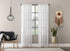 Clean Window Textured Slub Stripe Anti-Dust Allergy/Pet Friendly Sheer Curtain Panel, White, 52" W x 84" L (1 Panel)...