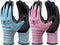 Gardening Gloves - 6 Pair Gardening Gloves for Women/Men, Breathable Natural Latex Garden Gloves with Grip...