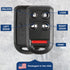 KeylessOption Key Fob Cover Case Replacement for 2005 2006 2007 2008 2009 2010 Honda Odyssey Remote Shell, 5-Button OUCG8D-399H-A, No Programming ...