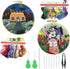 Allazone 2 Sets Embroidery Kit for Beginners, Stitch Practice Kits for Craft Lover Hand Stitch with Embroidery Fabric with Stamped Pattern, Starte...