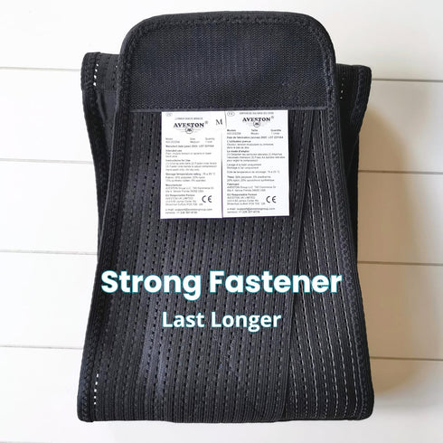 AVESTON Back Brace for Lower Back Pain Relief 6 ribs Belt with Lumbar Pad Support for Men/Women Light Thin Orthopedic Rigid Adjustable Brace Herni...