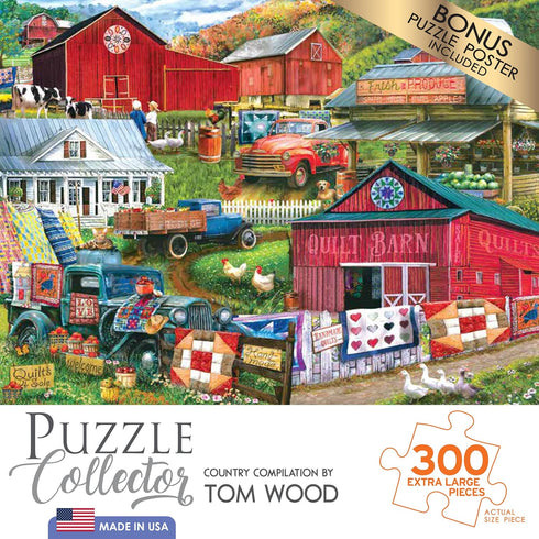RoseArt - Puzzle Collector- Country Compilation - 300XL Piece Jigsaw Puzzle for Adults...