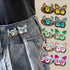Cat Jeans Button Pins, Detachable Jean Button for Loose Jeans No Sewing Adjustable Buttons for Jeans Pant Clips for Waist Tightener (Grey)...