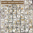 595PCS Vintage Washi Sticker Book for Scrapbookling - 50 Sheets Brown Pre-cut Journaling Stickers, Ephemera for Junk Journal Supplies DIY Crafts A...