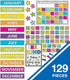 129 Pcs. Carson Dellosa Kind Vibes Calendar Bulletin Board Set, Colorful Bulletin Board Calendar Classroom Décor with Motivational Mini Posters, N...