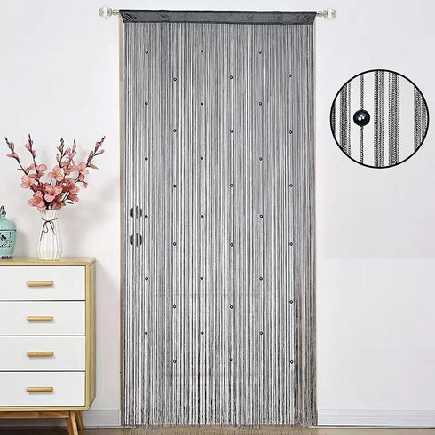 Beaded Curtain Beads Door String Curtains Ideal for Living Room Decor Wall Hanging Fringe Doorway Divider Bedroom Backdrop Hippie Window Closet Pr...