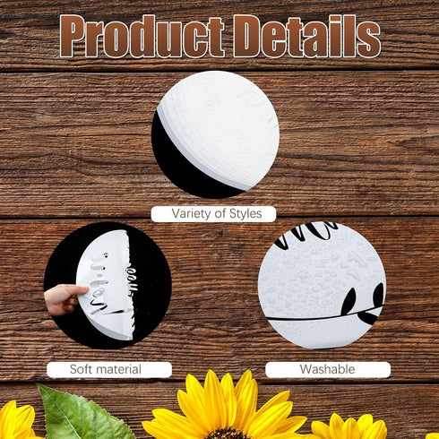 Kigley 16 Pcs Welcome Stencils for Painting on Wood 12" Large Hello Summer Themed Stencil Round Welcome Letters Stencils Templates Farmhouse Paint...