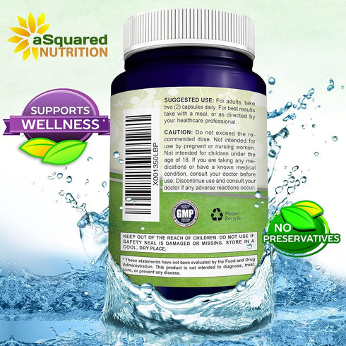 100% Natural Resveratrol - 1000mg Per Serving Max Strength (180 Capsules) Antioxidant Supplement, Trans-Resveratrol Pills for Heart Health & Pure,...