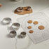 Stainless Steel Cookie Cutters - Set of 6-1 3/4", 2 3/8", 23/4", 3 1/4", 3 3/4", 4 1/4" - Cookies, Donuts, Pastries and Scones...