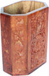 Desk Supplies Organizer Mesh Pen Cups/Pencil Holder Wood Unique Design for Kids, Desk, Office, and Home Decor Gifts (Floral)...