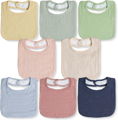 8-pack Baby Bibs...