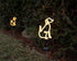 Solar LED Neon Dog Stake Light - Warm White- Outdoor Garden Décor, Yard Ornaments,Landscape Light, Patio Walkway Decoration - Gift for Dog Lovers,...
