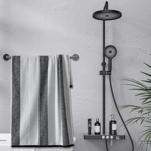 Towel Bar - Adjustable 304 Stainless Steel Towel Holder for Bathroom (11.8inch-22.6inch) Sturdy and Rustproof Wall Mounted Towel Rack for Bathroom...
