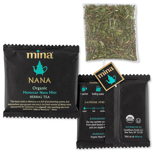 MINA Organic Moroccan Nana Mint Herbal Tea, 15 CT...