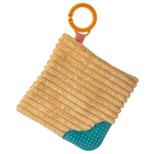 Mary Meyer Crinkle Teether Toy with Baby Paper and Squeaker, 6 x 6-Inches, Lil' Hero...