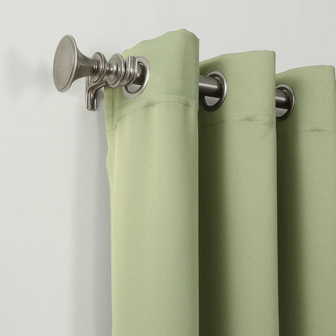 Sun Zero Easton Energy Saving Blackout Grommet Curtain Panel, 40" x 84", Sage Green...