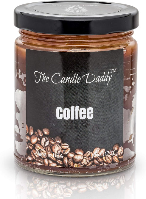 Coffee Scented Candle - 6 oz jar Candle - up to 40 Hour Burn...