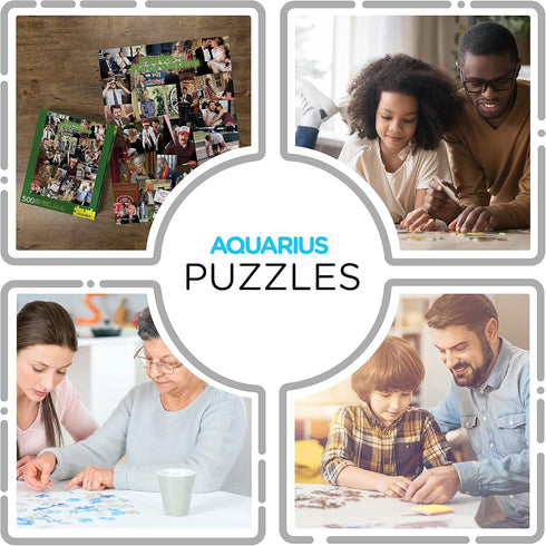 AQUARIUS Parks & Rec Collage Puzzle (500 Piece Jigsaw Puzzle) - Glare Free - Precision Fit - Officially Licensed Parks & Rec Merchandise & Collect...