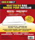 Mattress Bag (Queen, 4Mil) from Shoulder Dolly - Heavy Duty Mattress Bags for Storage and Moving – Protect Your Mattress – M2030,Transparent,Queen...