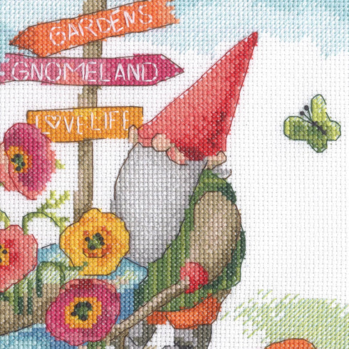 Dimensions Lemon Jar Counted Cross Stitch Kit, 14" x 10", 14 Cnt. White Aida with Printed Background 4 Piece...