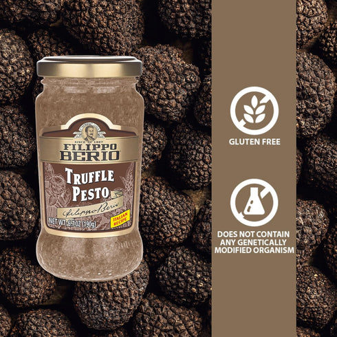 Filippo Berio Pesto, Truffle, 6.7 Ounce Glass Jar...