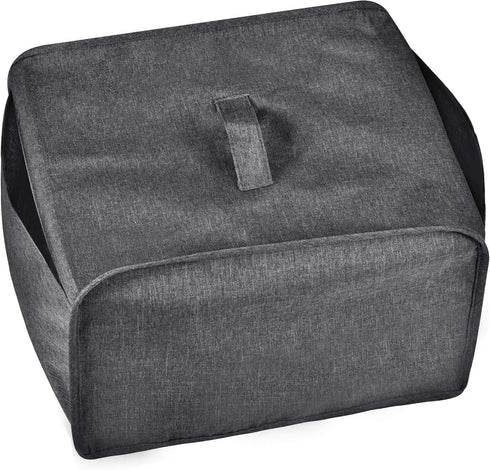 Toaster Cover with 2 Pockets,Can hold Jam Spreader Knife & Toaster Tongs, Toaster Appliance Cover with Top handle,Dust and Fingerprint Protection,...