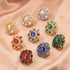 LAXPICOL Vintage Clear Austrian Crystal Brooch Pin For Women Elegant Wedding Bridal Broach Pin 1.69"*1.39"...