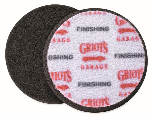 Griot's Garage 3" Black Foam Finishing Pads for Car Polishing and Detailing, Buffing Pads for Paint Correction and Sealant Application, 11274, Set...