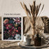 Posterizer 1 pcs-chic lush flowers with dark background-Floral & Botanical Art-Abstract & Modern Art-Decor for Home & Office- UNFRAMED Wall Art...