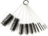 8 Inch Nylon Tube Brush Set, 12 Piece Variety Pack | for Cleaning Hard-to-Reach Spaces...