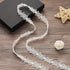ToBeIT 15yard White Lace Ribbon Lace Trim Pattern Inelastic Embroidery for Decoration Edging Crafts Veils Costumes Table Runner Gift Box(White c)...