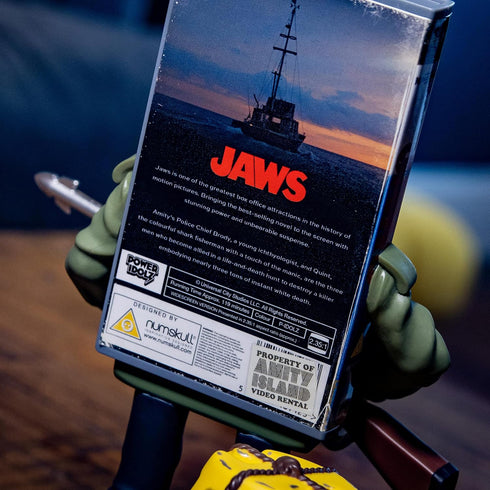 by Numskull Jaws VHS Wireless Charger Phone Holder - Compatible with Qi-Enabled Devices, Fast Qi - Official Jaws Merchandise...