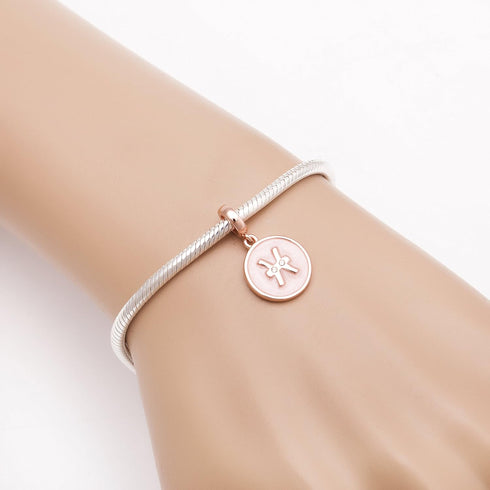 Rose Gold Zodiac Sign Charms 925 Sterling Silver Constellation Dangle Horoscope Charm for Pandora Bracelets and Necklaces Jewelry Gift for Women...