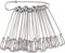 KISSITTY 100-Piece Heavy Duty 2.76" Large Iron Safety Pins Metal Spring Lock Pin Fasteners for Blankets Skirts Kilts Brooch Crafts Making...