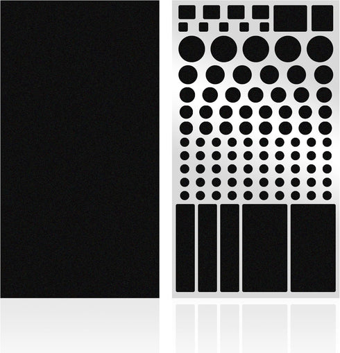 FLANCCI LED Light Blocking Stickers - Blackout LED Covers, Dim 50%80% of Lights, 2 Sheets (1 Cut Out + 1 Uncut)...
