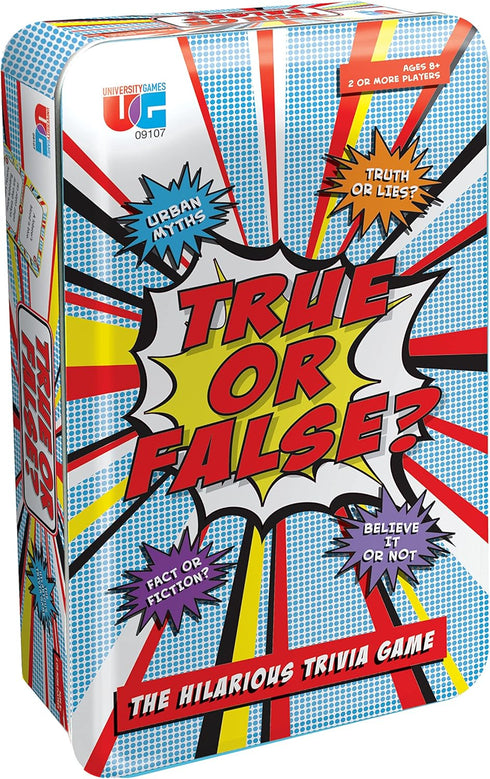University Games, True or False Tin Game...