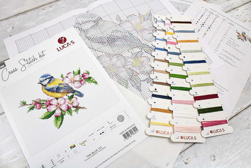 Cross Stitch Kit Luca-S - The blue tit B1195...