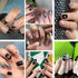 30pcs Nail Charms,Silver Nail Charms,Y2k Nail Charms,Silver Charms for Nails,Acrylic Nail Charms,Junk Charms,Nail Charms Silver, Nail Art Supplies...
