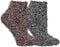 Dr. Scholl’s Women’s Fuzzy Spa Socks - Cozy Low Cut 2 & 3 Pairs - Lavender & Vitamin E Infused...