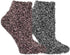 Dr. Scholl’s Women’s Fuzzy Spa Socks - Cozy Low Cut 2 & 3 Pairs - Lavender & Vitamin E Infused...