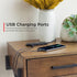 UltraPro Wall Charger, 4 Port USB Charger, 6 Ft Cord, Multi USB Charger Station, Black, 54734......